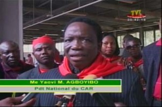 UFC et CAR pour une candidature unique en 2010.